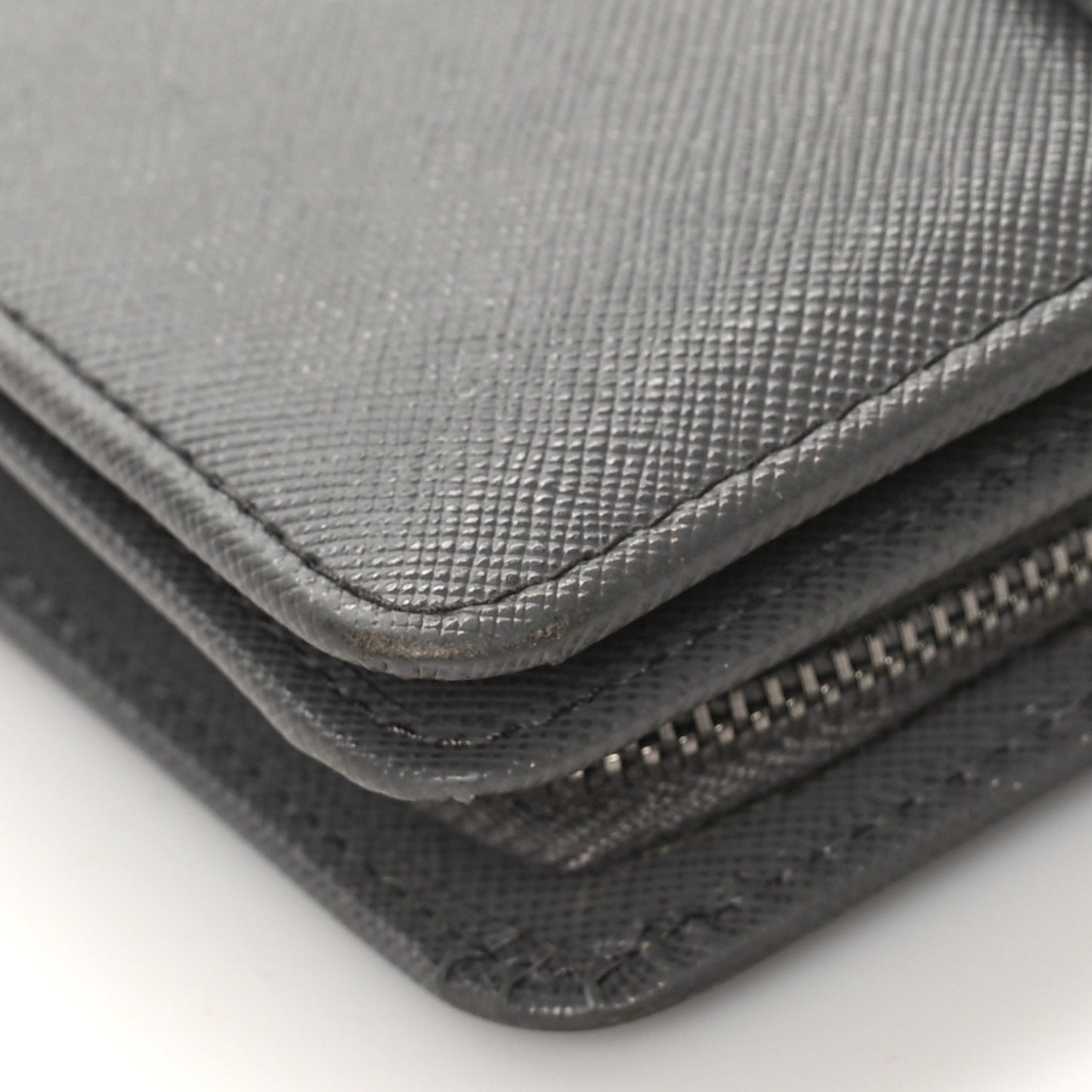 Saffiano Metal Compact Wallet Marmo