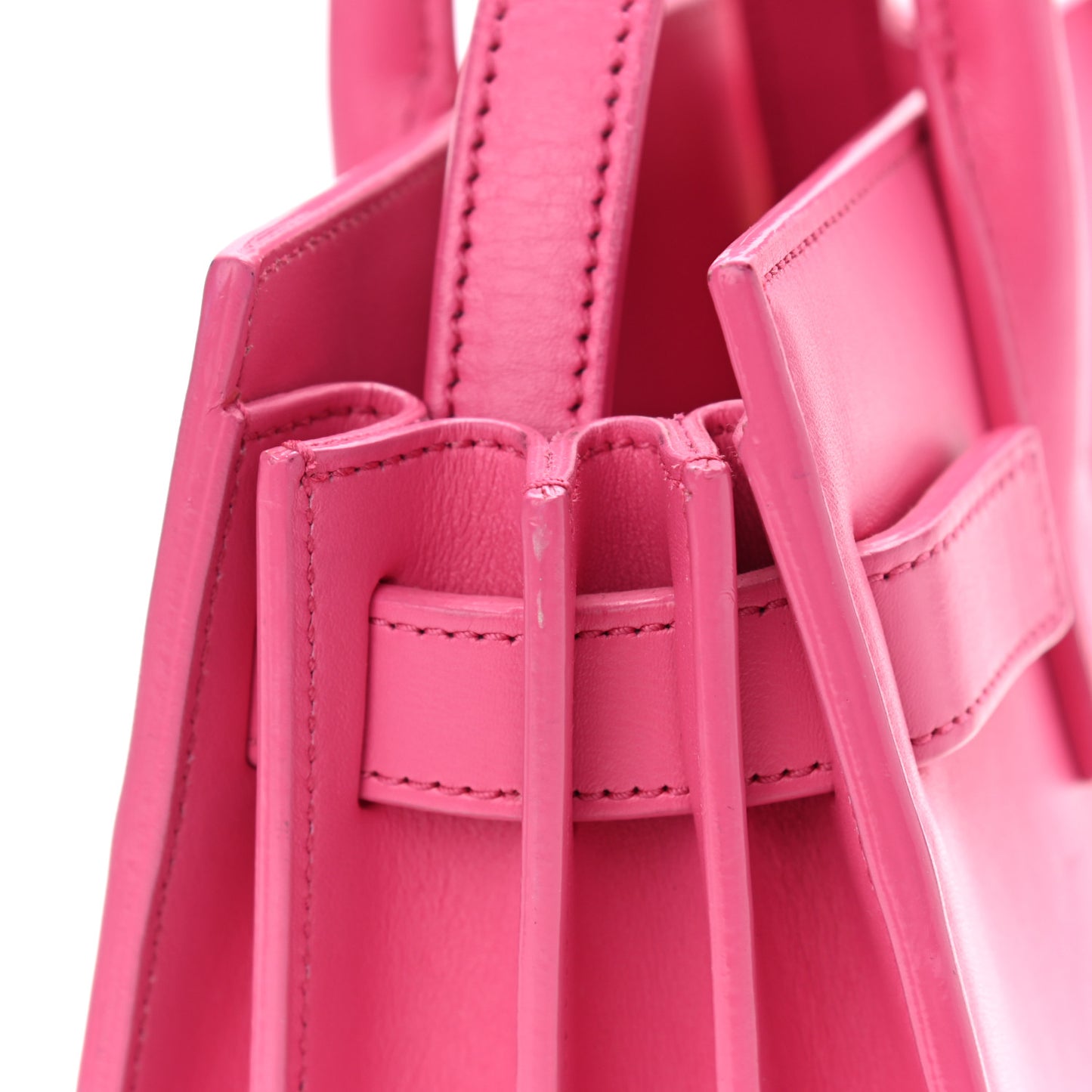 Calfskin Nano Sac De Jour Lipstick Fuchsia