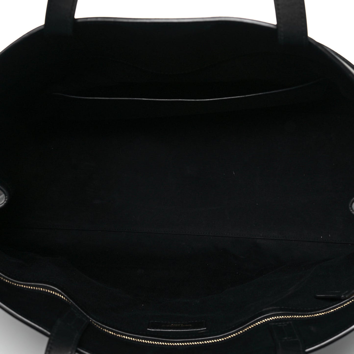 Calfskin Large Manhattan Shopper Tote Black