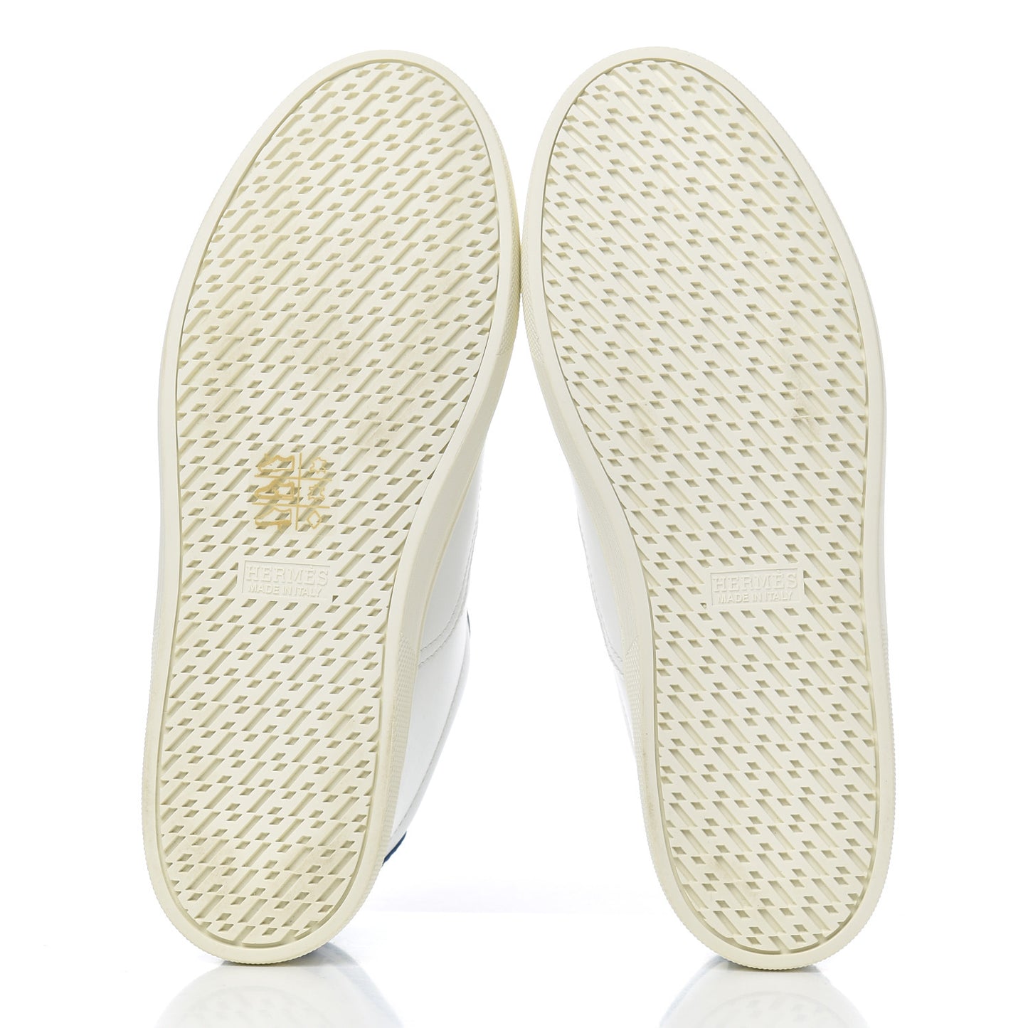 Calfskin Printed Quicker Sneakers 35.5 White