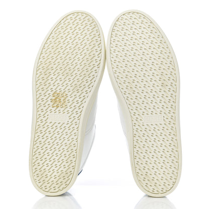 Hermes Calfskin Printed Quicker Sneakers 35.5 White 5 of 12