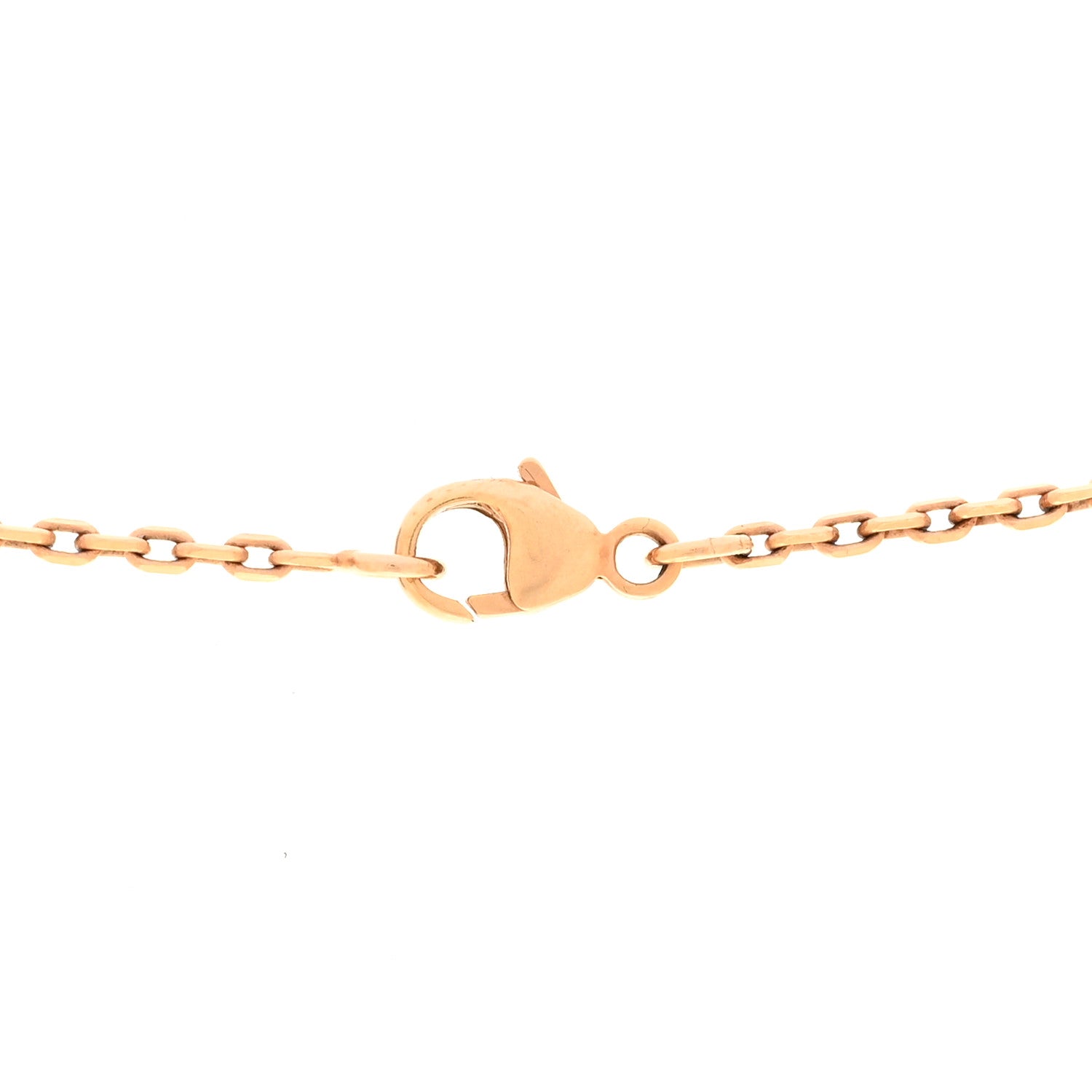 Hermes Lacquered Rose Gold Mini Pop H Pendant Necklace Black 6 of 7