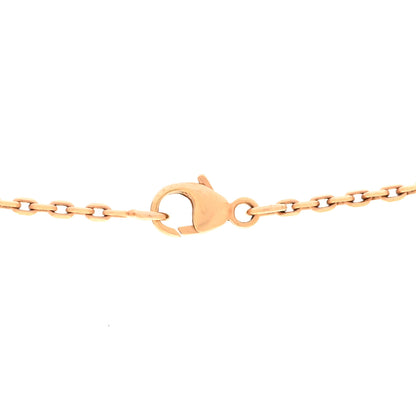 Hermes Lacquered Rose Gold Mini Pop H Pendant Necklace Black 6 of 7
