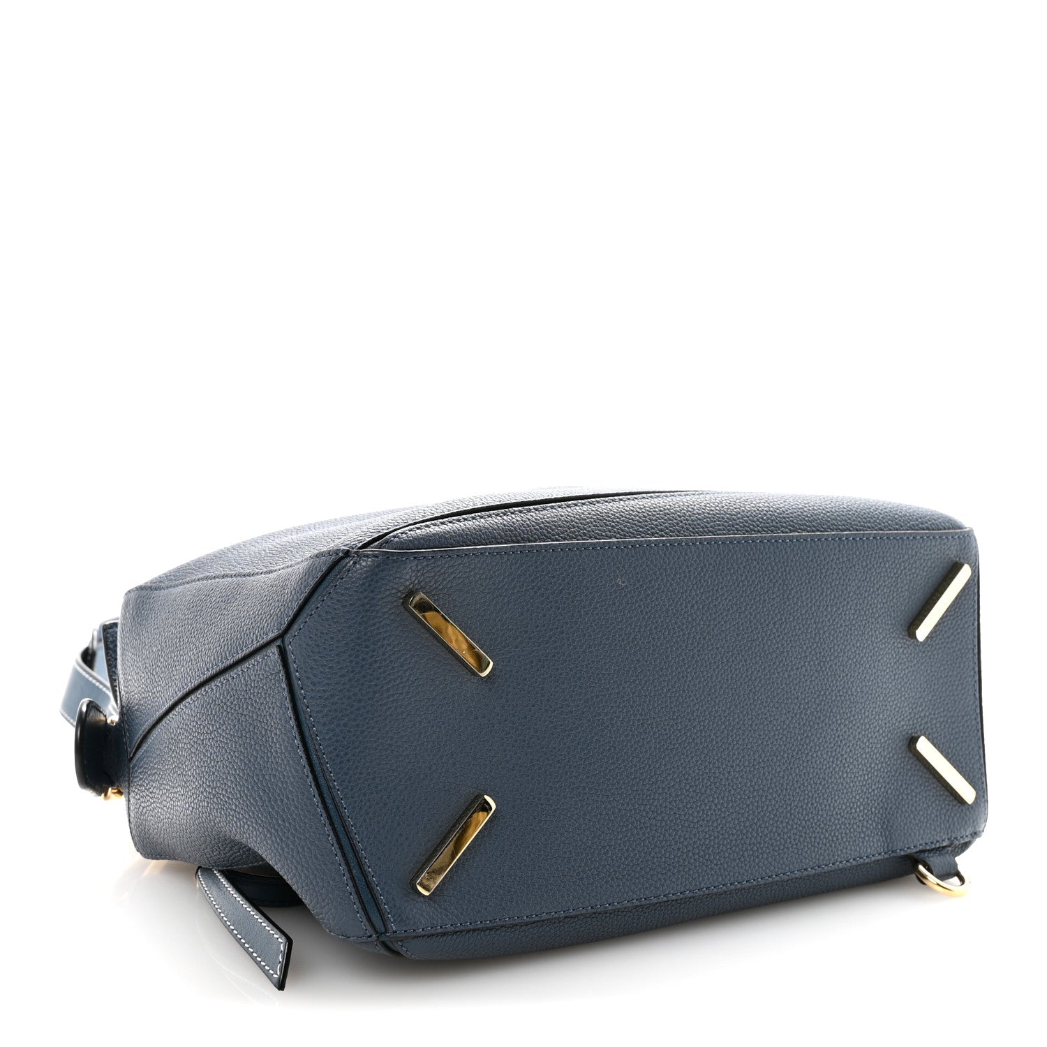 Loewe Calfskin Medium Puzzle Bag Dark Blue 4 of 9