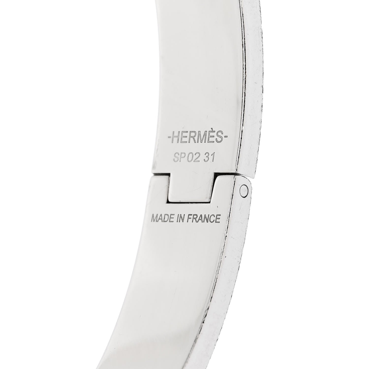 Hermes Matte Enamel Mens Kelly Bracelet T5 Black 4 of 4