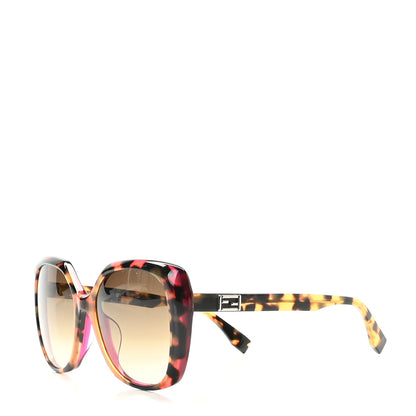 Fendi Oversized Sunglasses FF 0107/F/S Havana 1 of 8