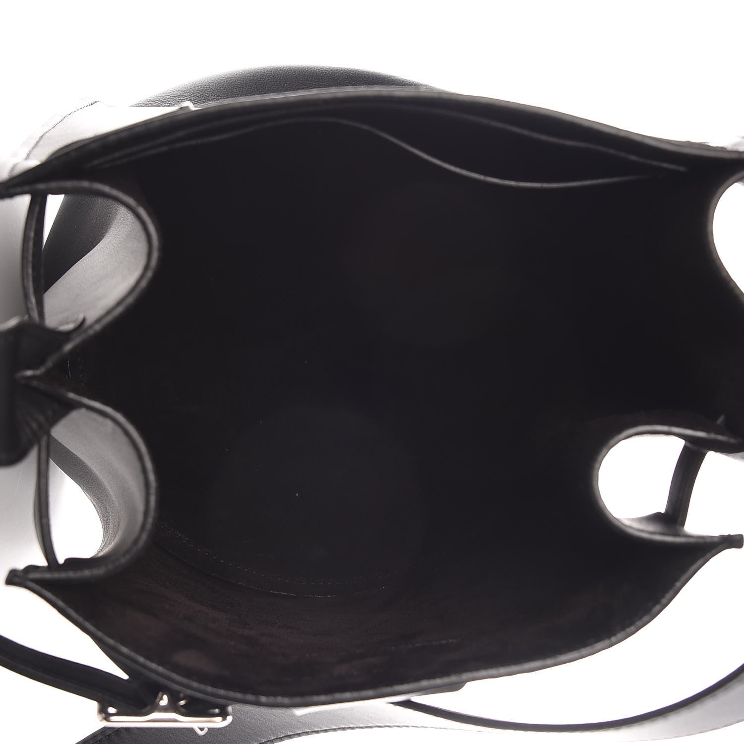 Celine Smooth Calfskin Long Strap Big Bucket Bag Black 5 of 8