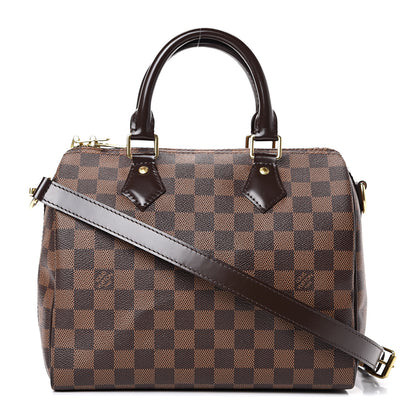 Louis Vuitton Damier Ebene Speedy Bandouliere 25 1 of 12