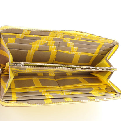 Hermes Epsom Silk'In Wallet Soufre 8 of 10