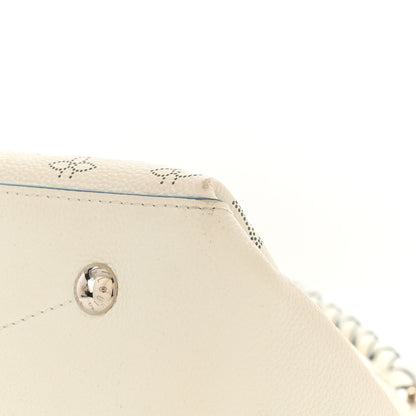 Louis Vuitton Mahina Beaubourg Hobo MM Snow Orage Blue 10 of 11