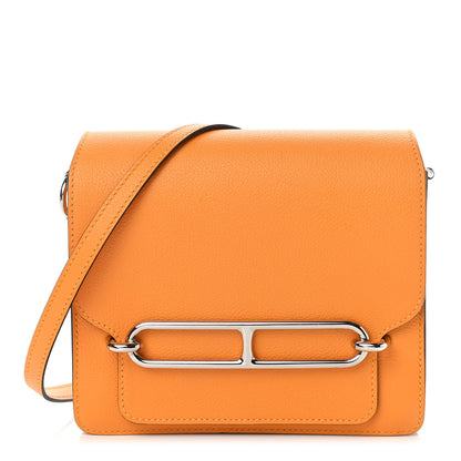 Hermes Evercolor Mini Sac Roulis Jaune D'Or 1 of 9