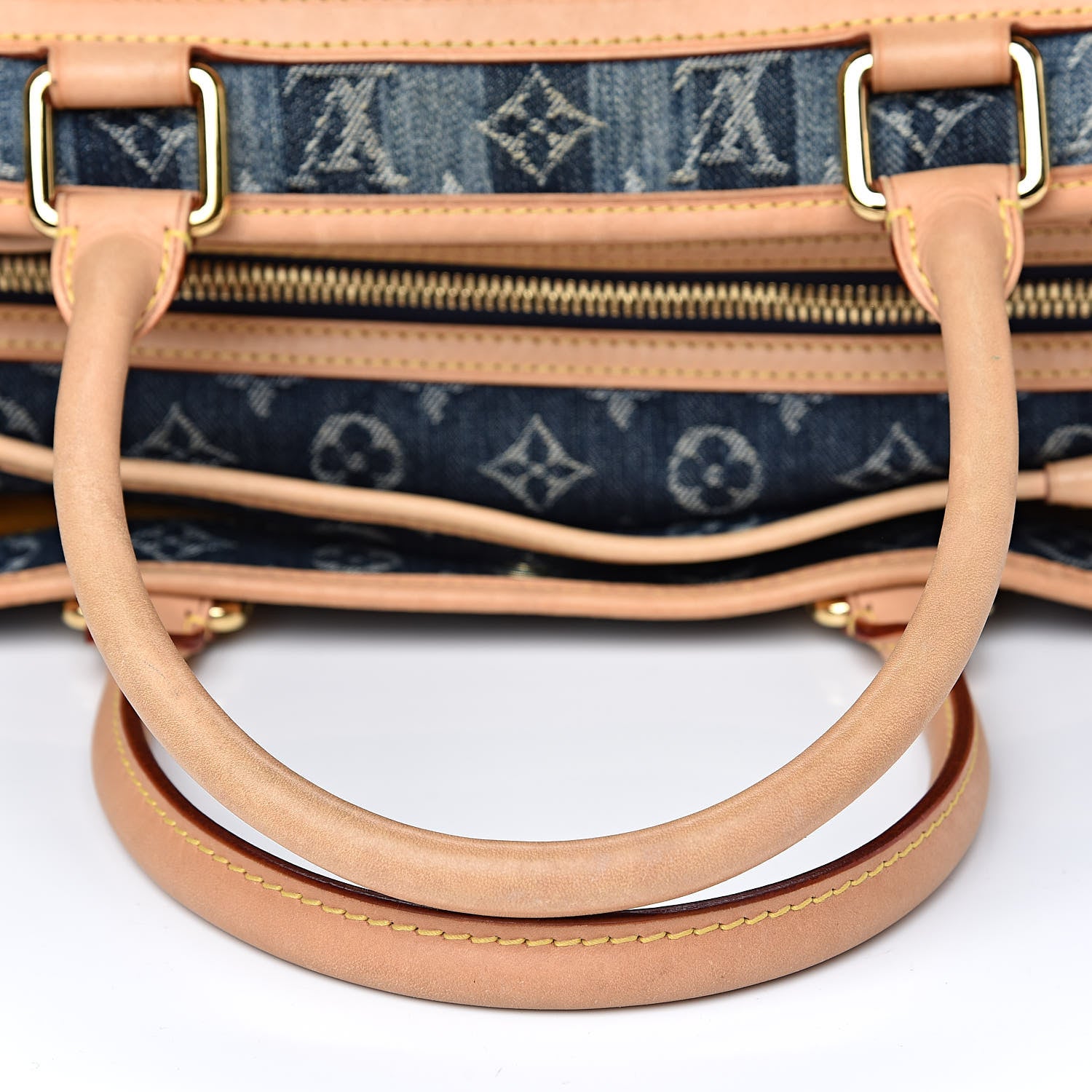 Louis Vuitton Denim Raye Cabas GM 8 of 13
