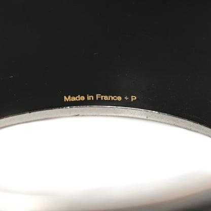 Hermes Enamel Printed Grand Apparat Extra Wide Bracelet 65 Black 5 of 5