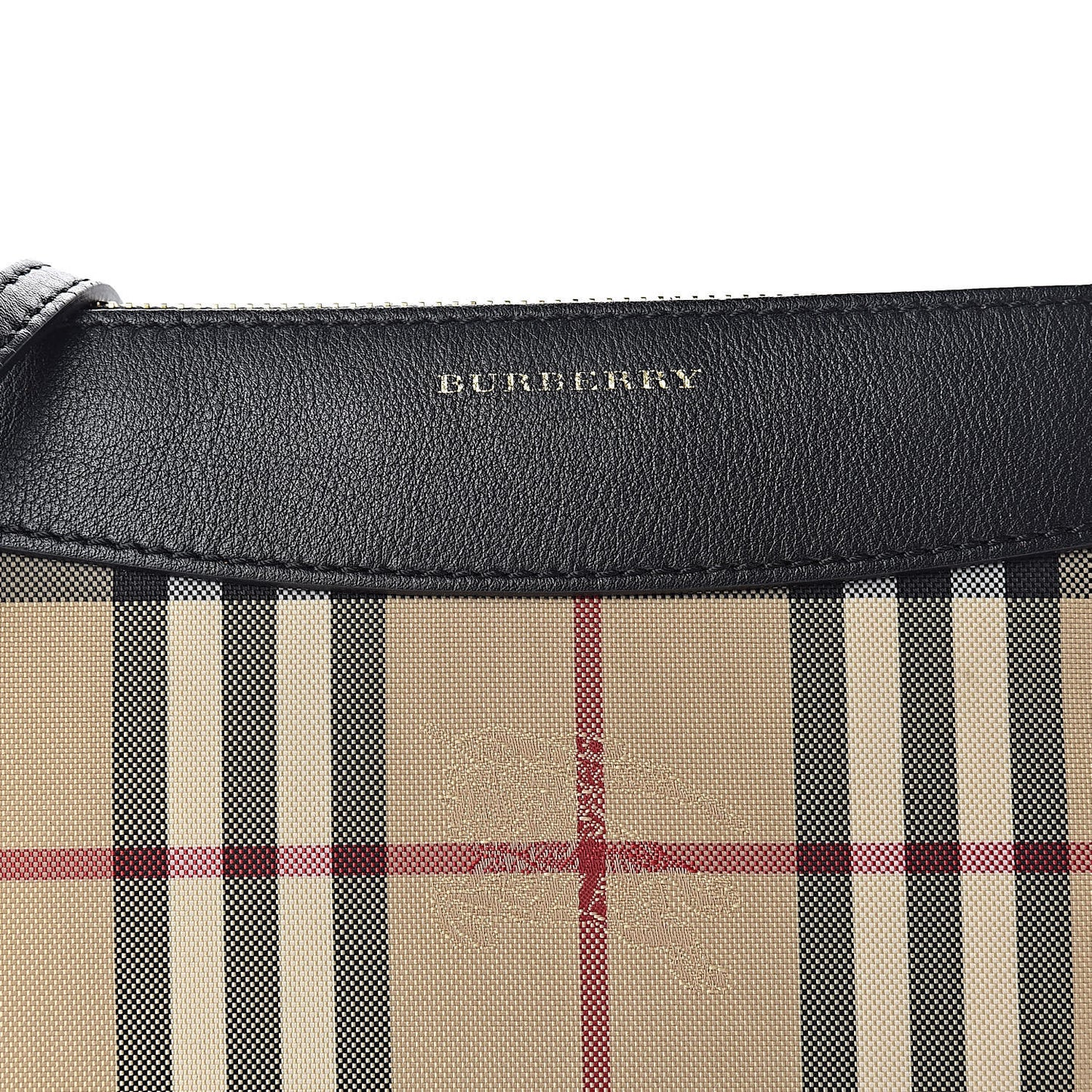 Horseferry Check Peyton Crossbody Clutch Bag Black