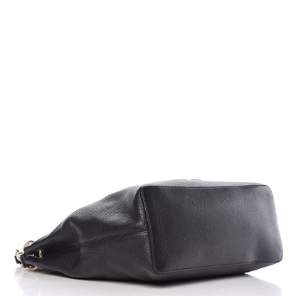 Gucci Pebbled Calfskin Large Soho Hobo Black 4 of 14