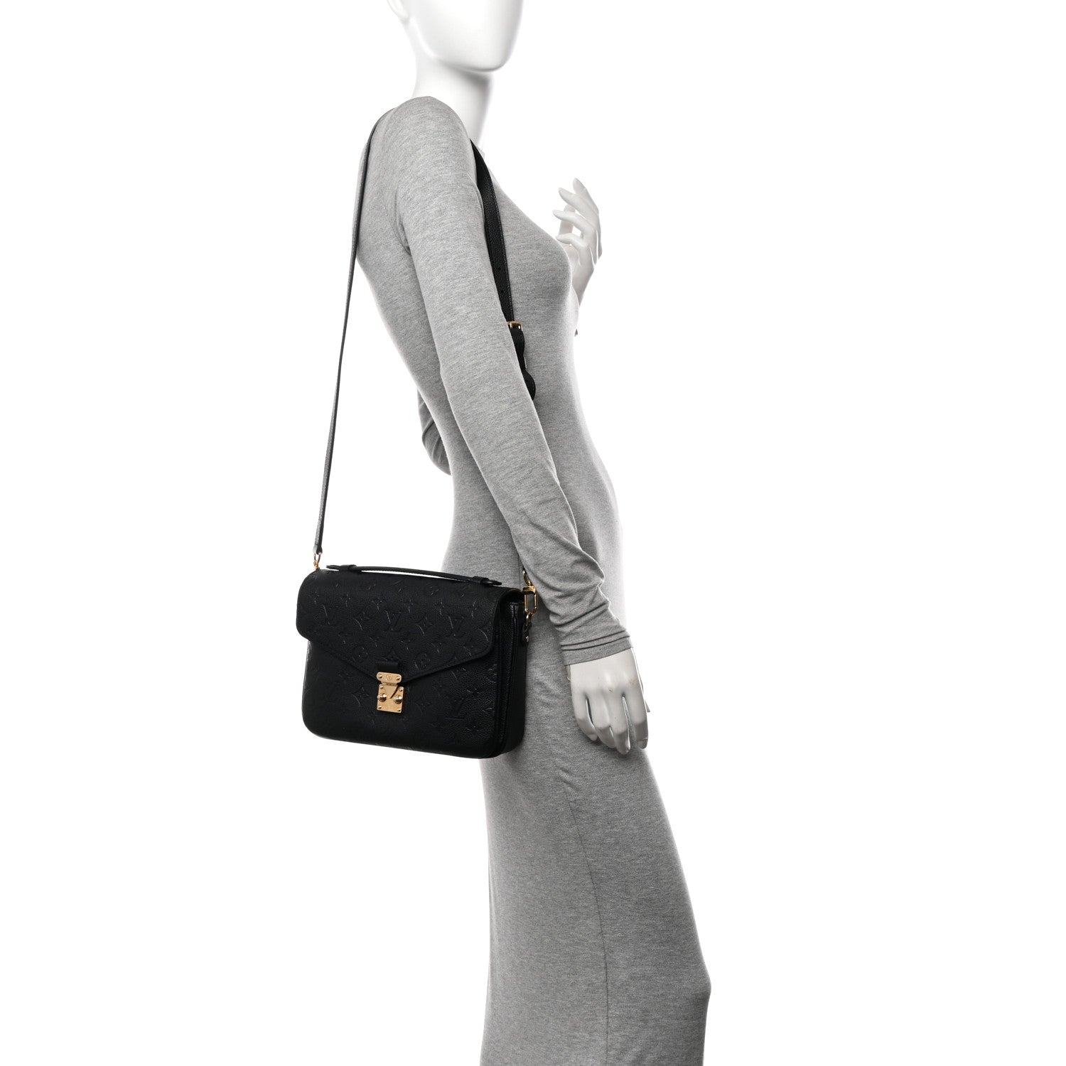 Louis Vuitton Empreinte Pochette Metis Black 2 of 12