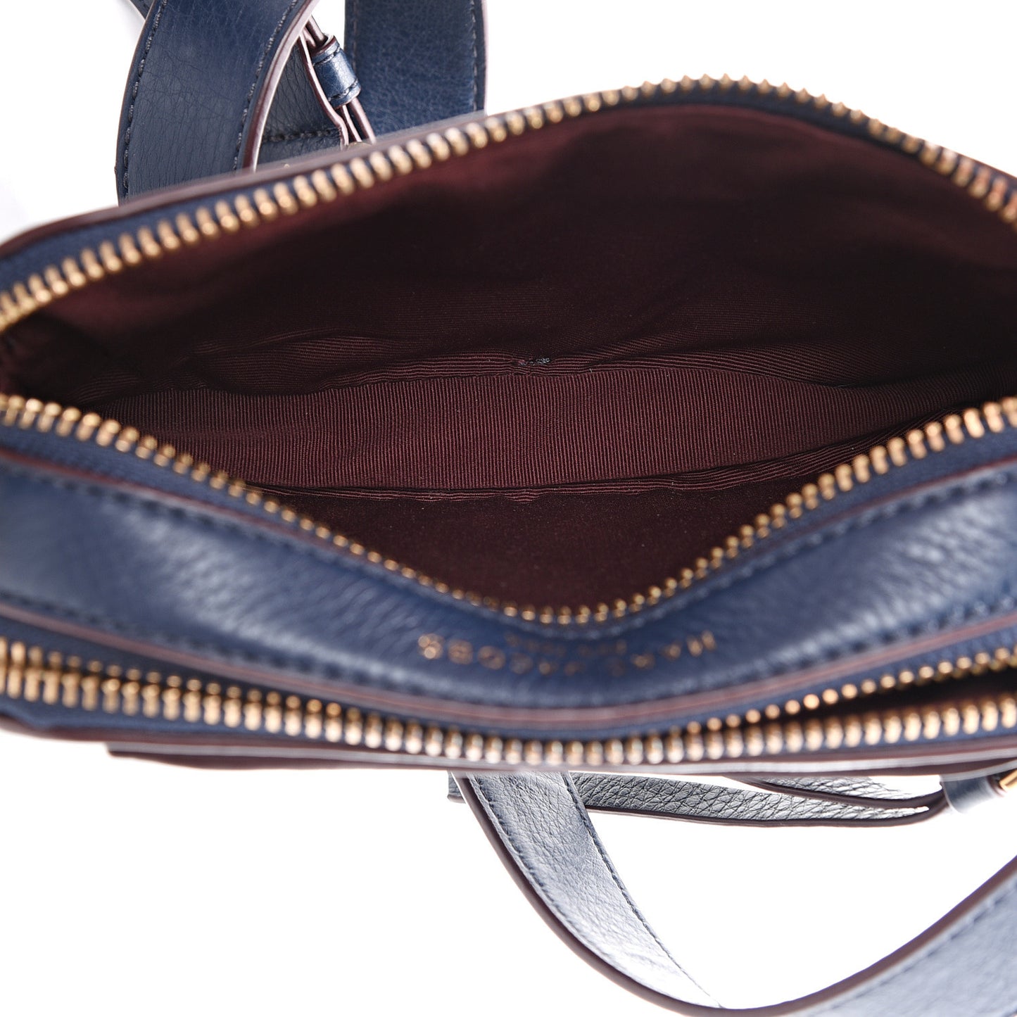 Calfskin Recruit Camera Bag Navy