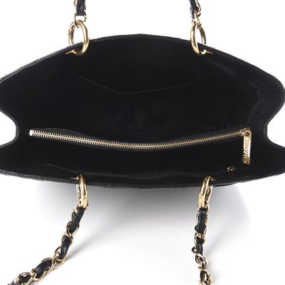 Chanel Caviar Quilted Grand Shopping Tote GST Black 5 of 11
