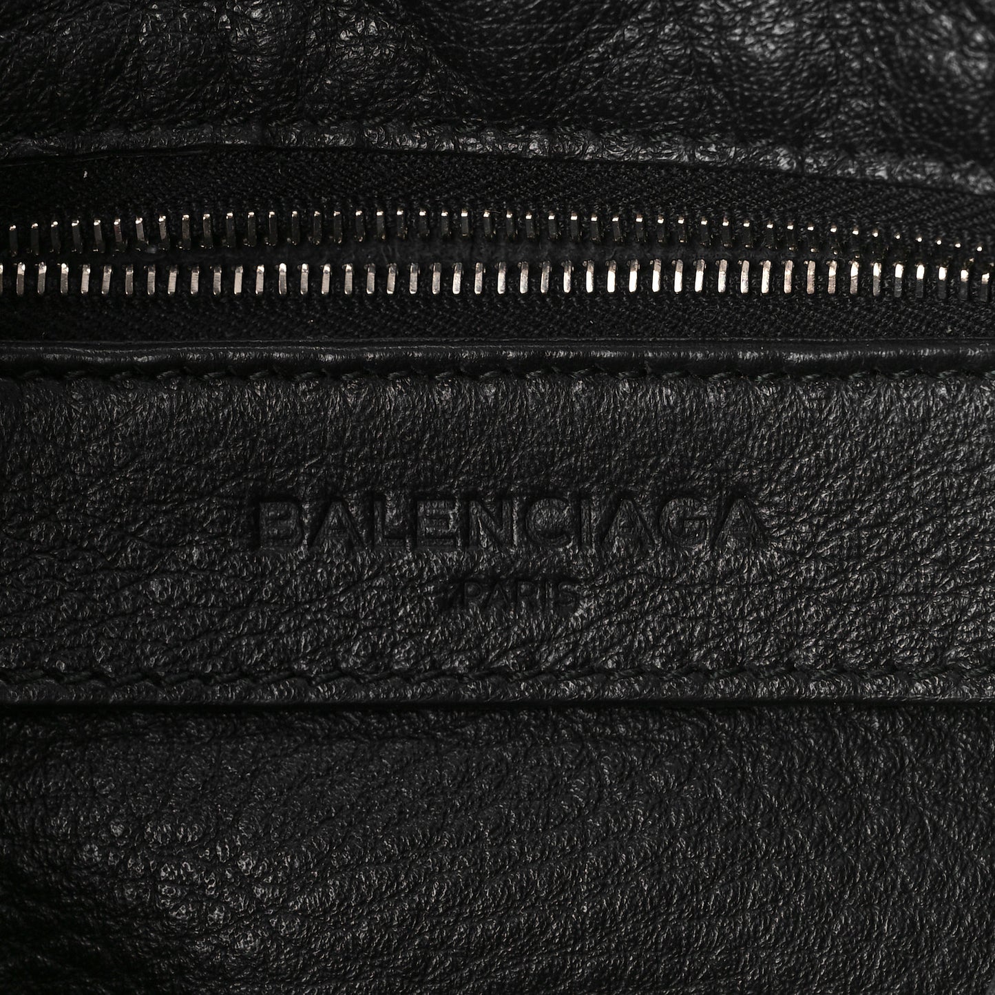 Calfskin Papier Mini A4 Zip Around Tote Black Chartreuse