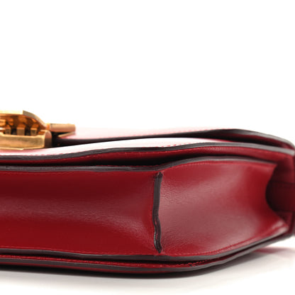Celine Box Calfskin Medium Classic Box Flap Bag Red 6 of 10
