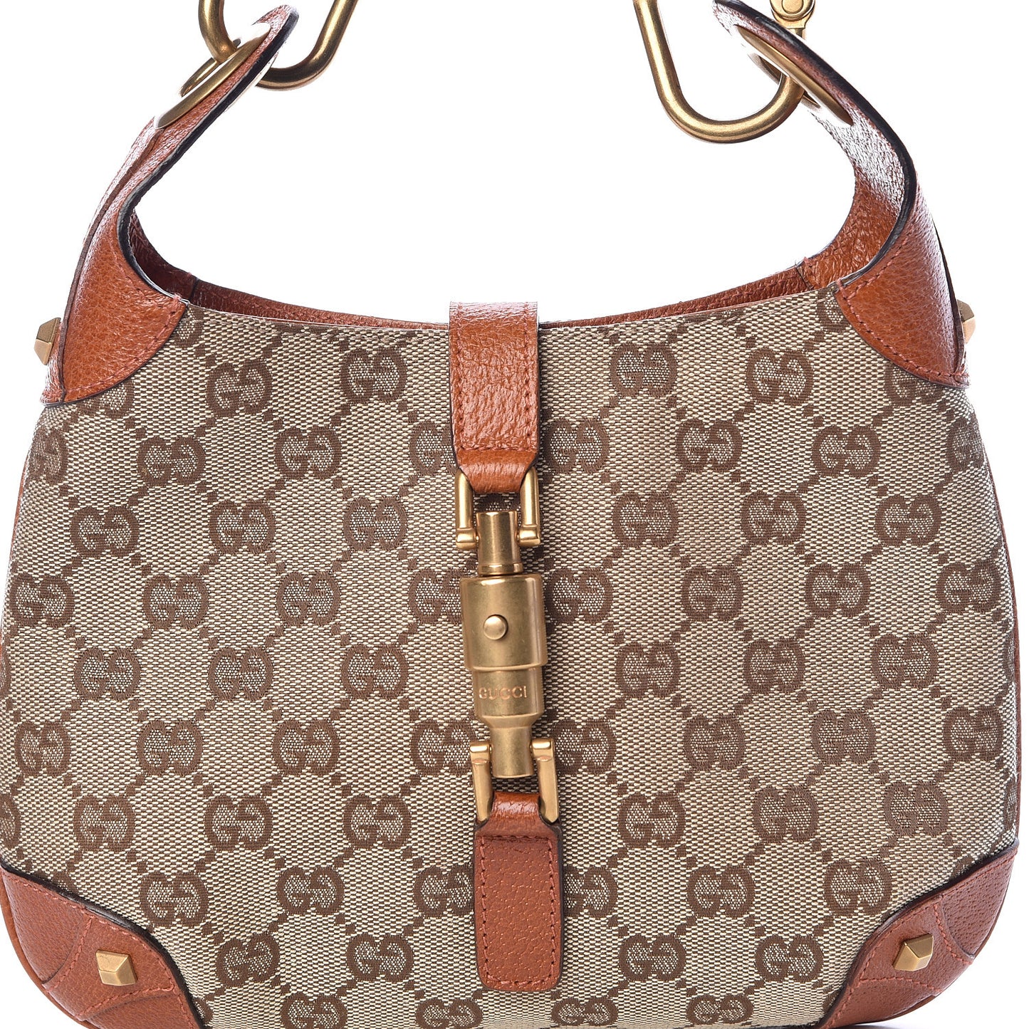 Monogram Mini Piston Lock Jackie O Hobo Orange