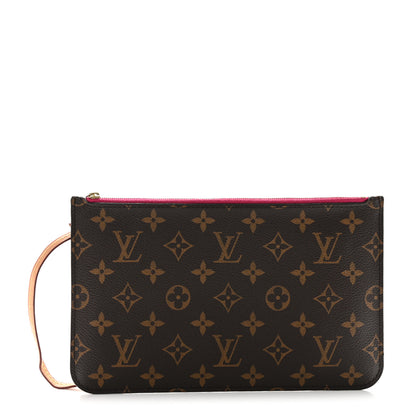 Louis Vuitton Monogram Neverfull MM GM Pochette Pivoine 1 of 10