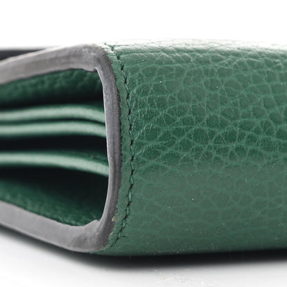 Gucci Calfskin Mini Dionysus Chain Wallet Emerald 11 of 12