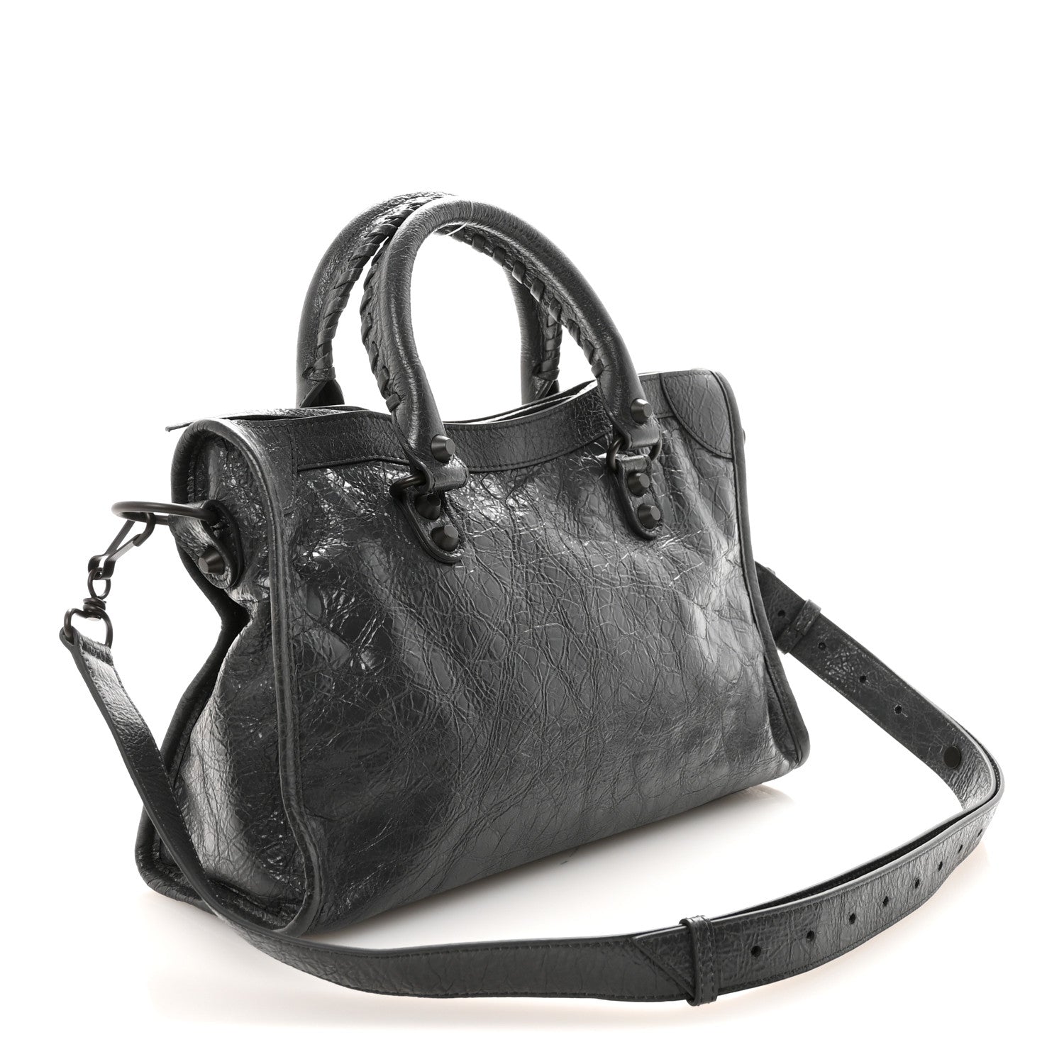 Balenciaga Agneau Arena Classic Hardware Small Le City Volcanic