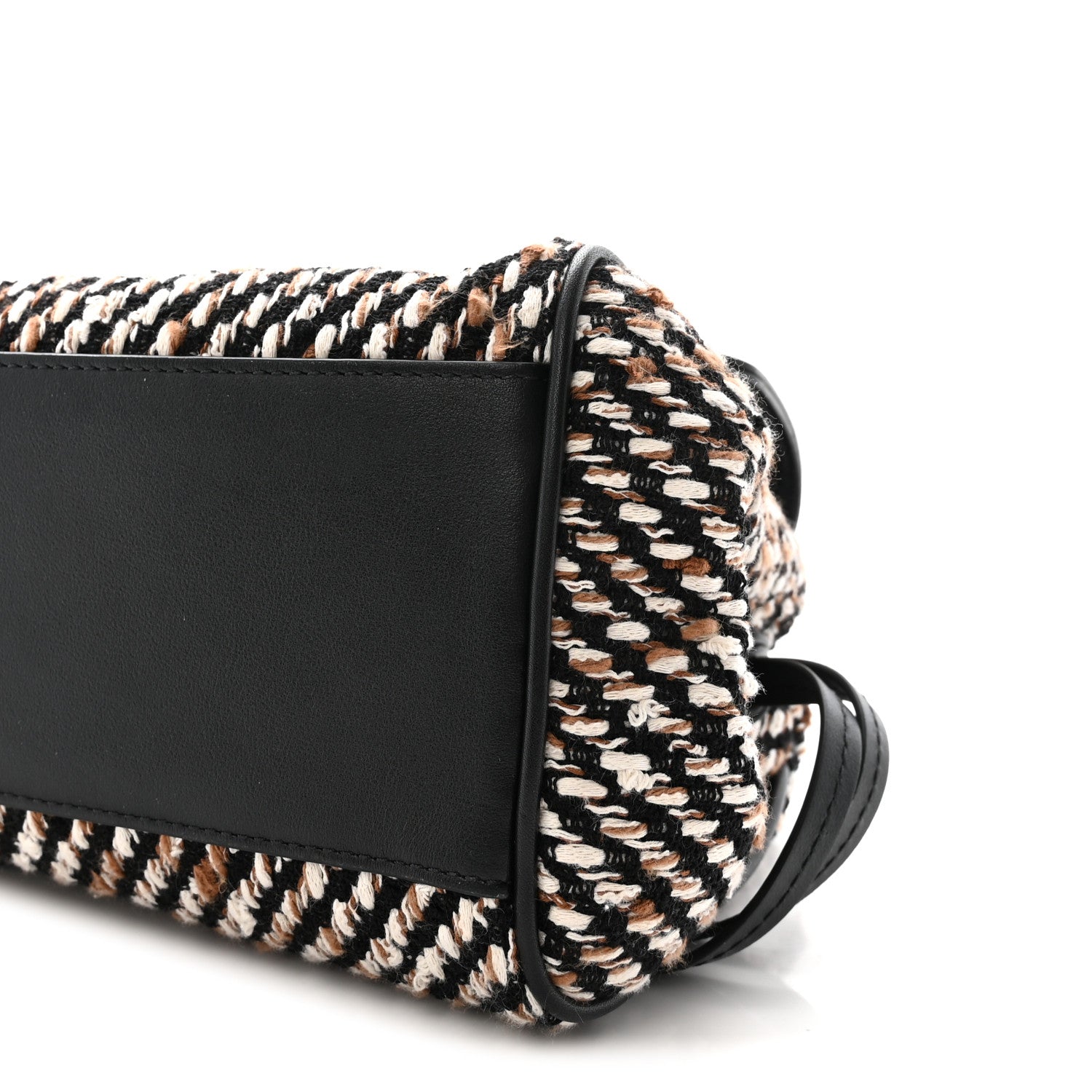 Chanel Tweed Calfskin Urban Essentials Small Shopping Bag Black