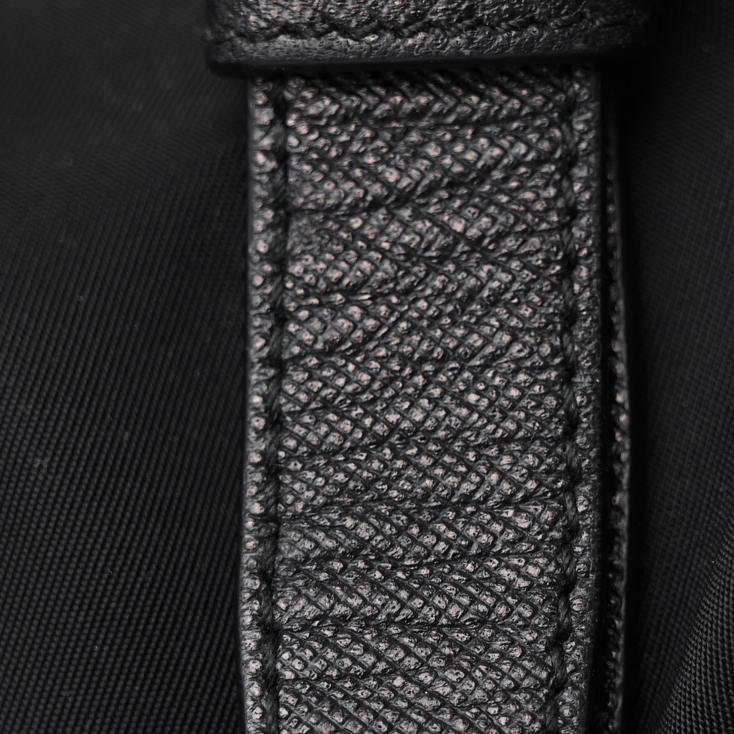 Prada Tessuto Nylon Saffiano Medium Backpack Black 13 of 13
