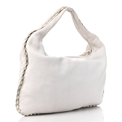 Bottega Veneta Cervo Braided Medium Veneta Hobo White 4 of 12
