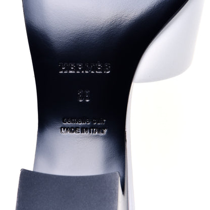 Hermes Calfskin Dreamy Sandals 38 White 8 of 11