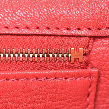 Hermes Taurillon Clemence Birkin 35 Bougainvillea 7 of 33