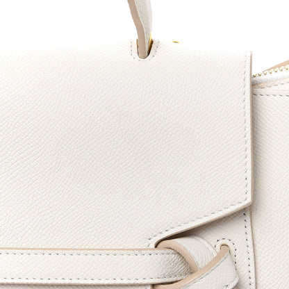 Celine Grained Calfskin Mini Belt Bag White 10 of 10