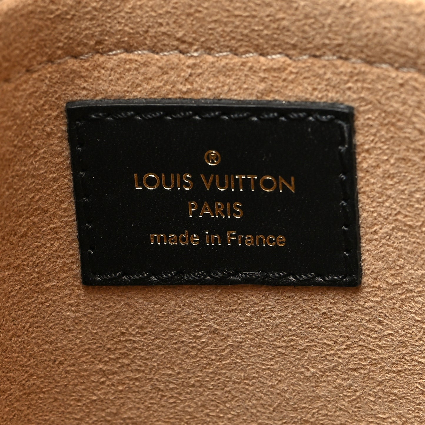 Calfskin Monogram On My Side MM Laurier Green Toffee Latte Beige