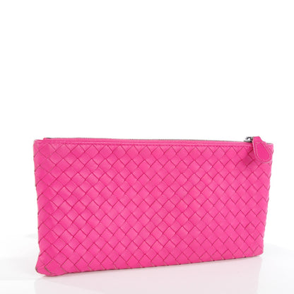 Bottega Veneta Nappa Intrecciato Cosmetic Pouch Rosa Shock 3 of 8