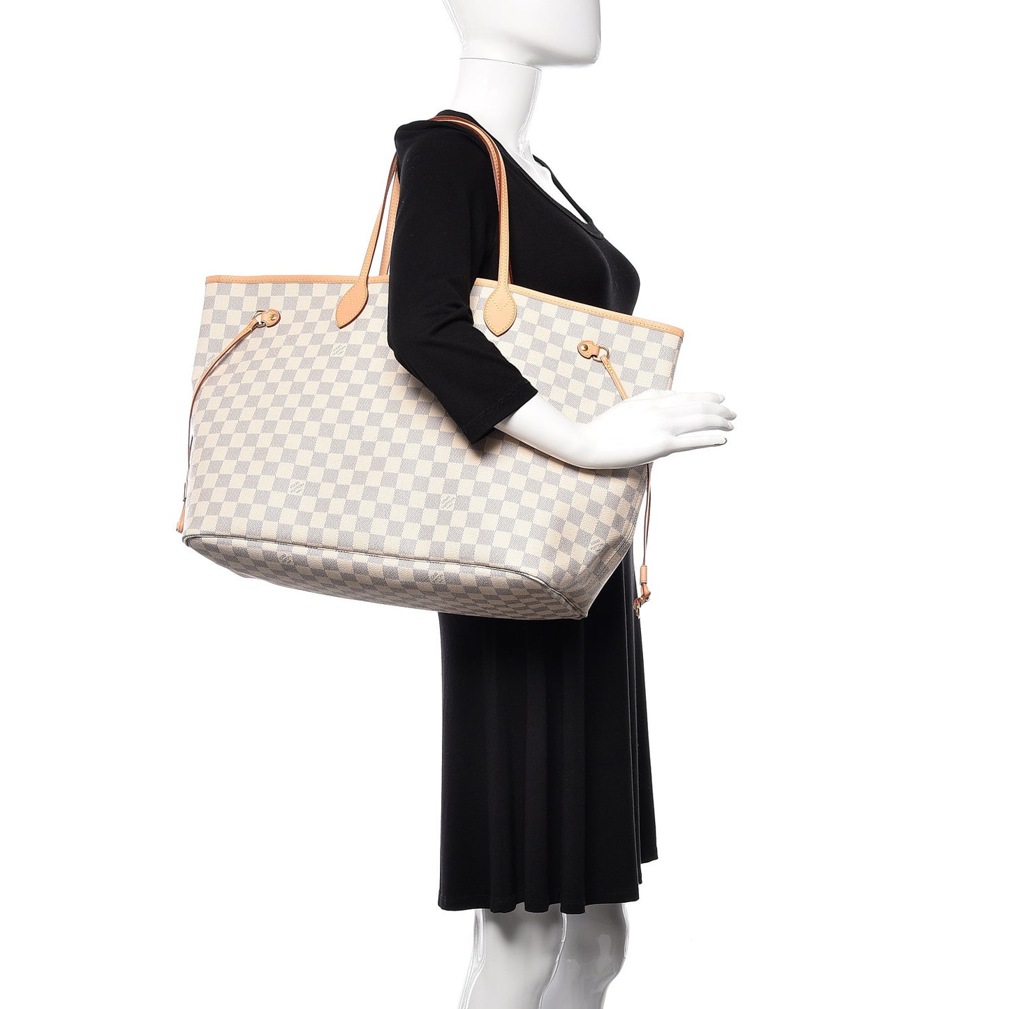 Damier Azur Neo Neverfull GM Rose Ballerine