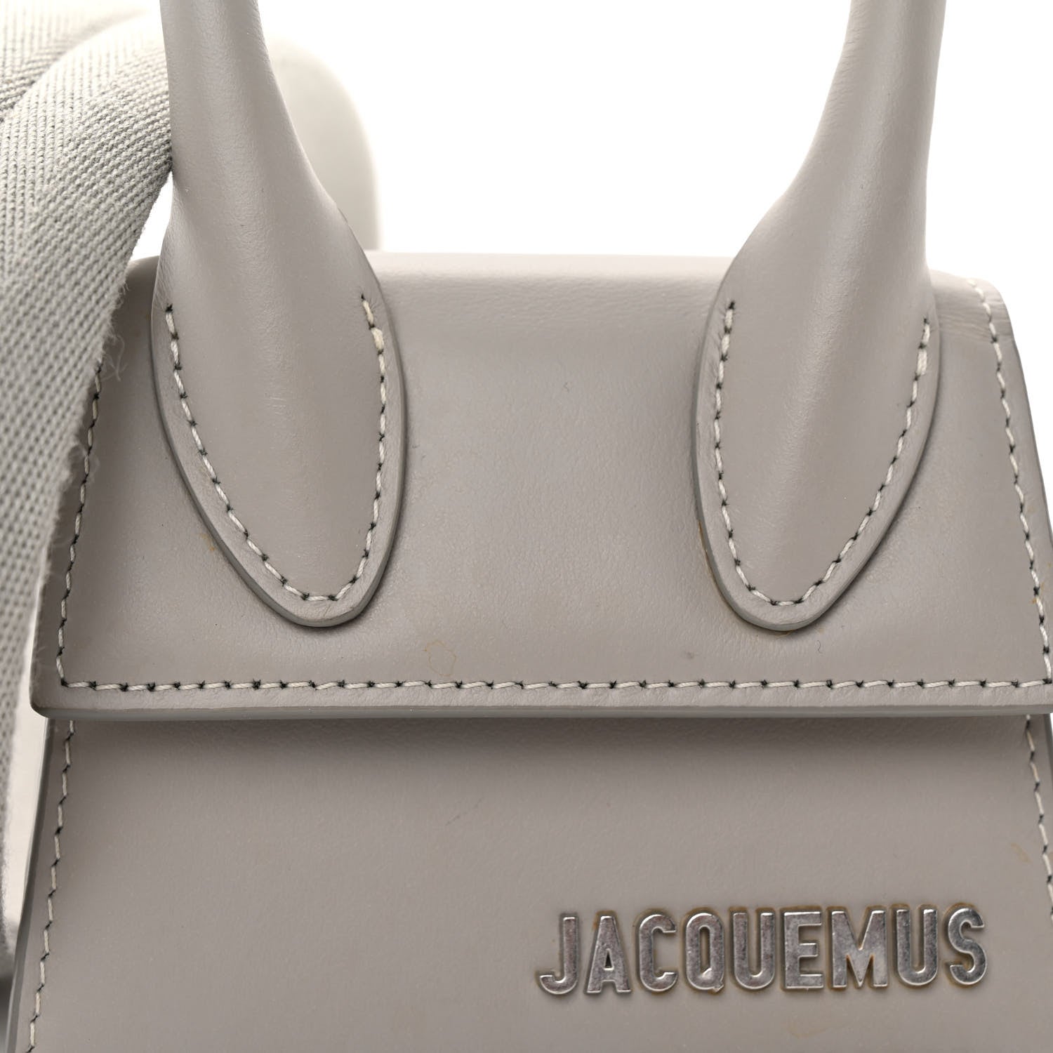 Jacquemus Smooth Calfskin Le Chiquito Homme Grey 7 of 9