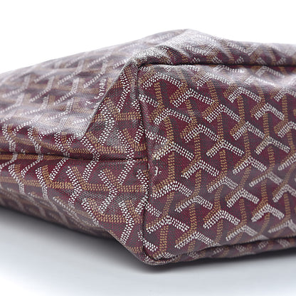 Goyard Goyardine Fidji Zip Hobo Burgundy 10 of 12