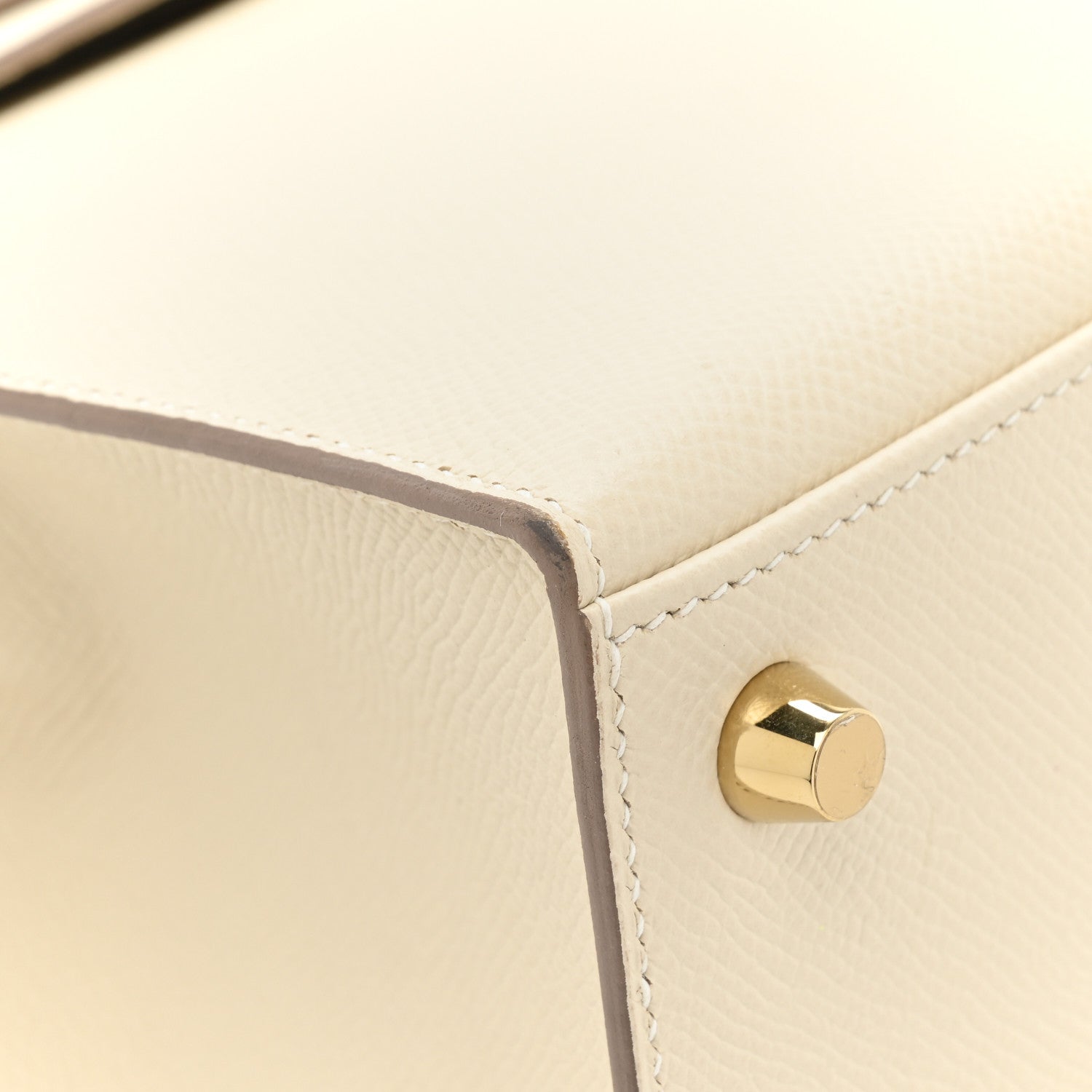 Hermes Epsom Kelly Sellier 25 Craie 10 of 14