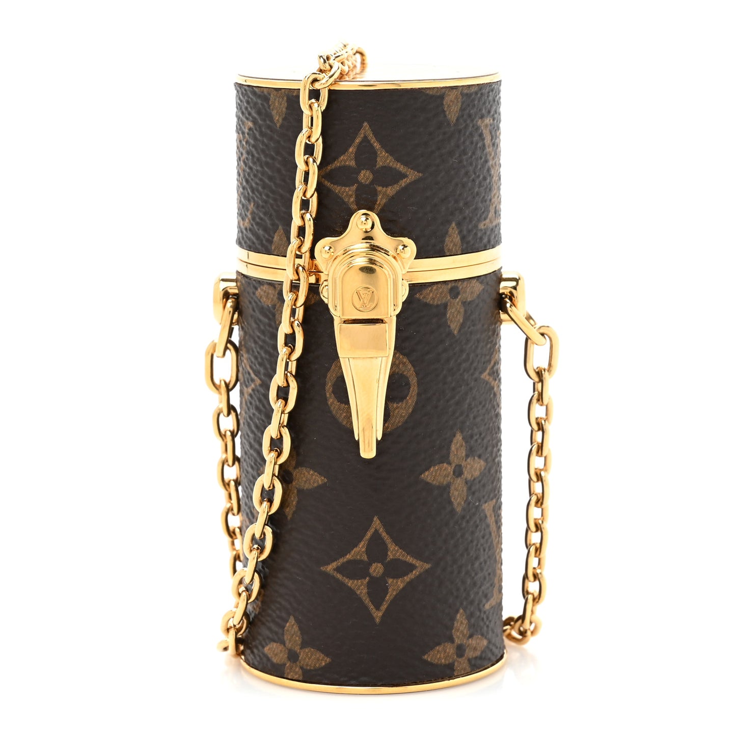 Monogram Chain Lipstick Case