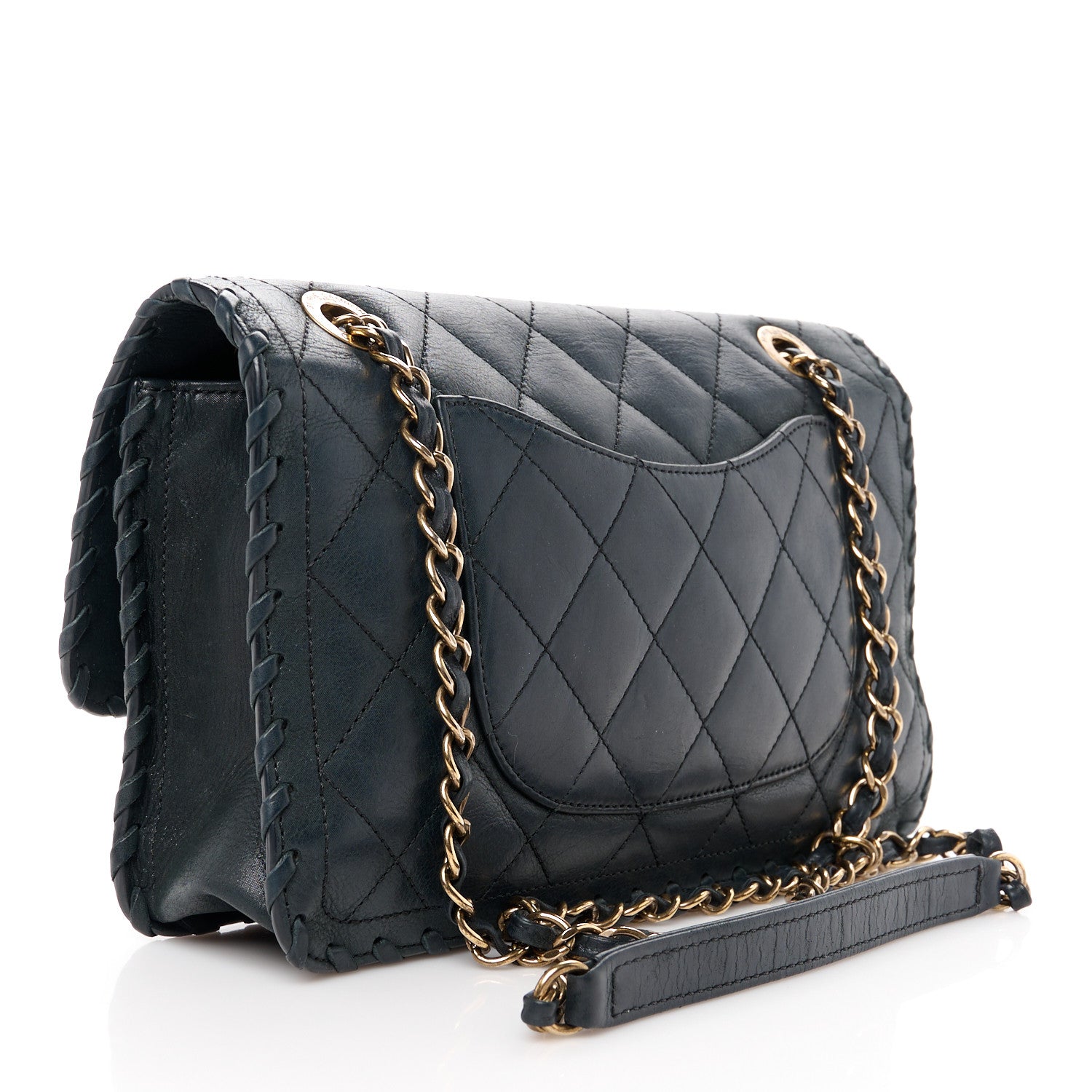 Chanel Iridescent Calfskin Small Happy Stitch Flap Black 3 of 12