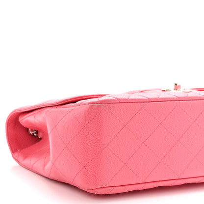 Chanel Caviar Quilted Jumbo Double Flap Pink 9 of 12