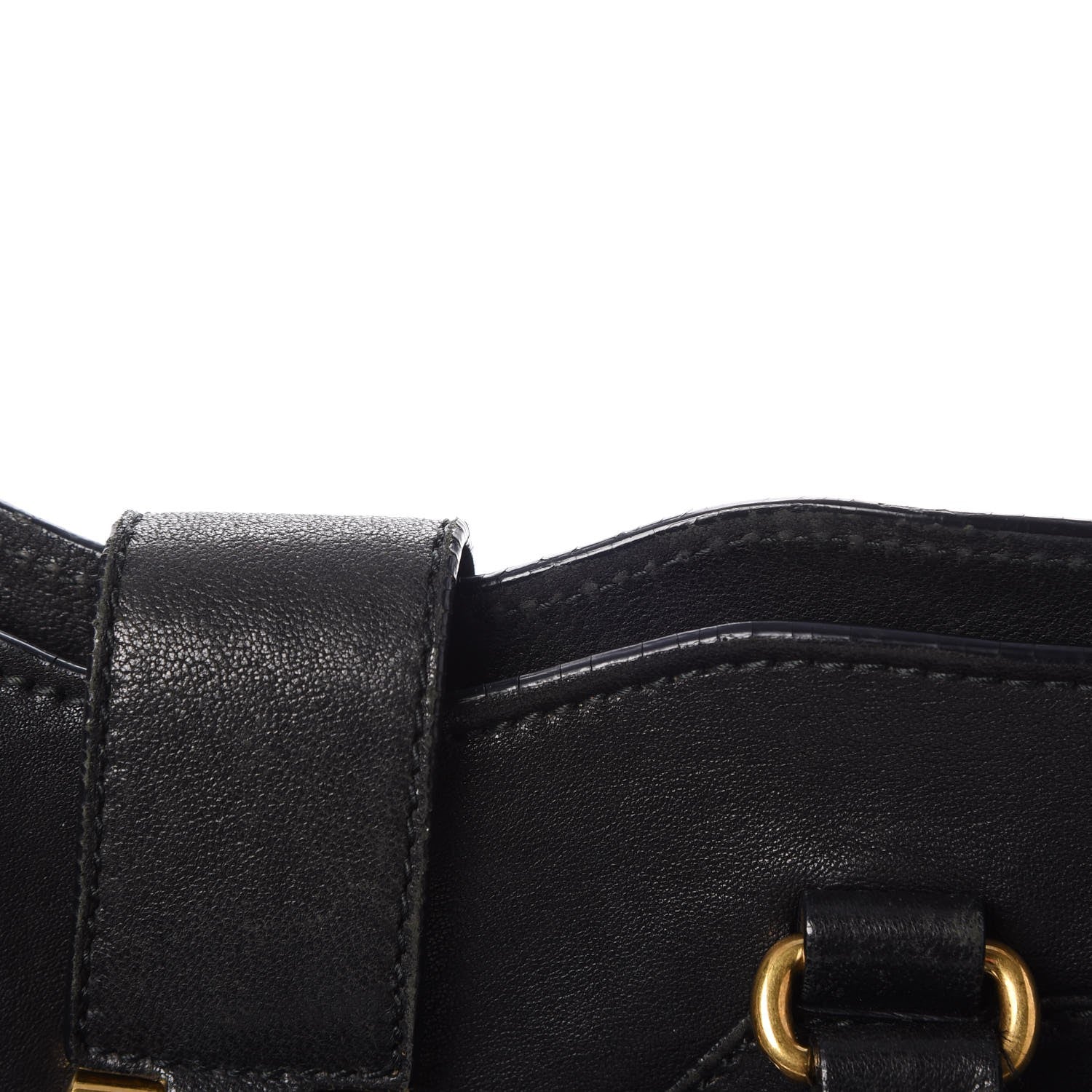 Saint Laurent Sheepskin Large Cabas ChYc Black 8 of 15