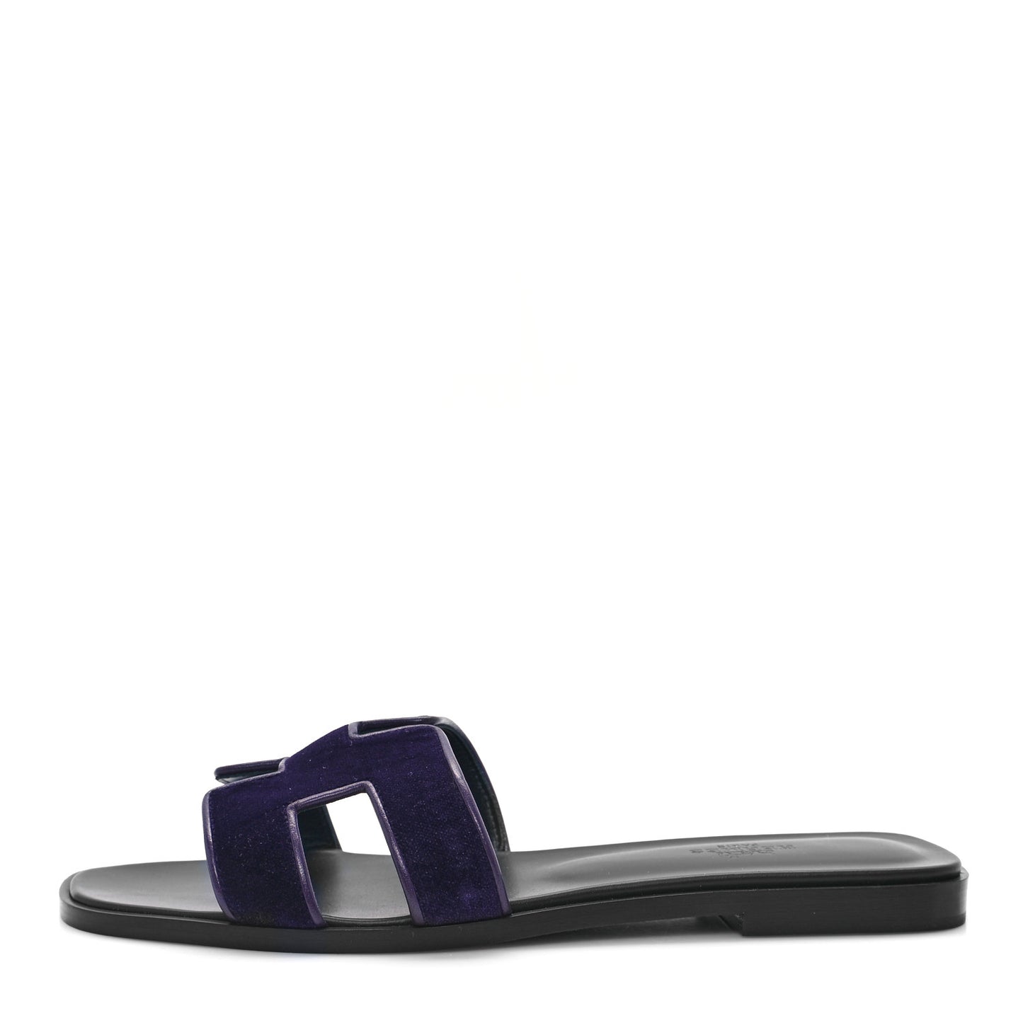 Velvet Nappa Oran Sandals  38.5 Violet Fonce