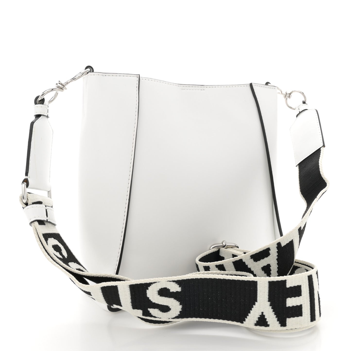 Eco Alter Nappa Logo Mini Crossbody White