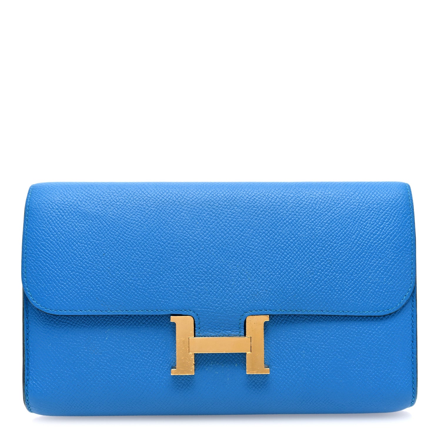 Hermes Epsom Constance Long Wallet Bleu Zanzibar 1 of 7