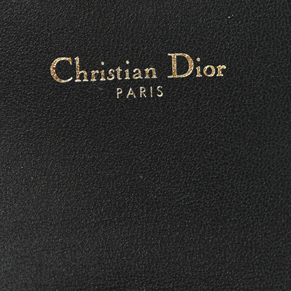 Christian Dior Calfskin Petites Fleurs Print Caro XS Wallet Black Multicolor 6 of 7