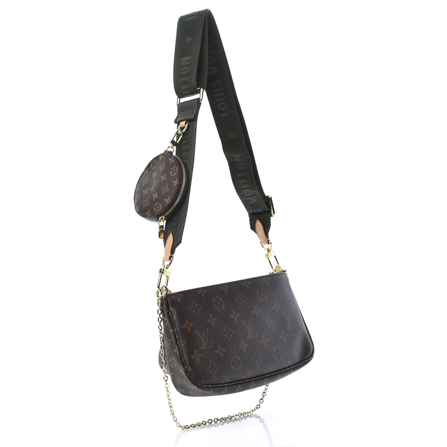 Louis Vuitton Monogram Multi Pochette Accessories Kaki 3 of 13