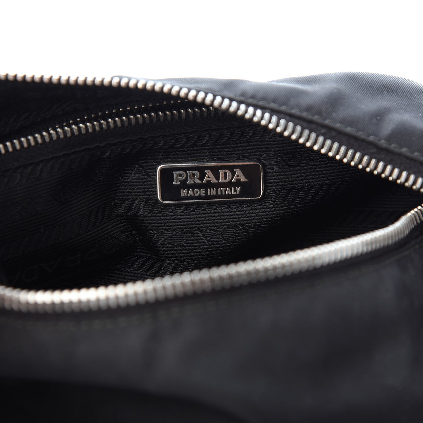 Tessuto Nylon Pochette Bag Black